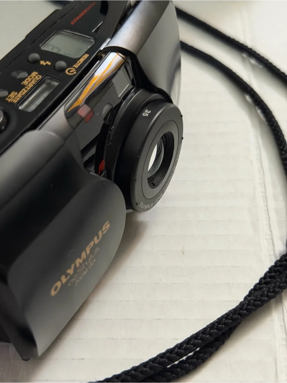 Olympus Infinity Stylus Zoom DLX 35MM Film Camera 35-70mm Zoom W/ Case REPAIR